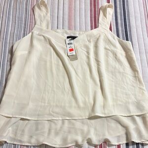 Banana Republic Cream Sleeveless Top